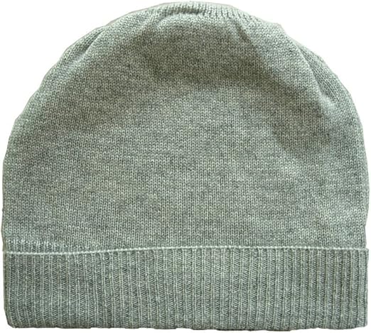 gray cashmere hat