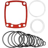 Phyxlyn Nailer Rebuild Kit Fit for 3150 3175 3200 3250 Series Nailer Replace Parts with 402707 Gasket Cover 402725 Cylinder Seal 403700 O-Ring Rebuild Kit 405243 Flange Sleeve