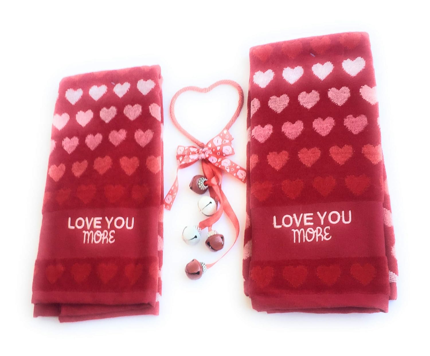 Valentines day kitchen towels page two Buy Celebrate Together Valentine Day Decorative Hearts Bath Hand Towels
