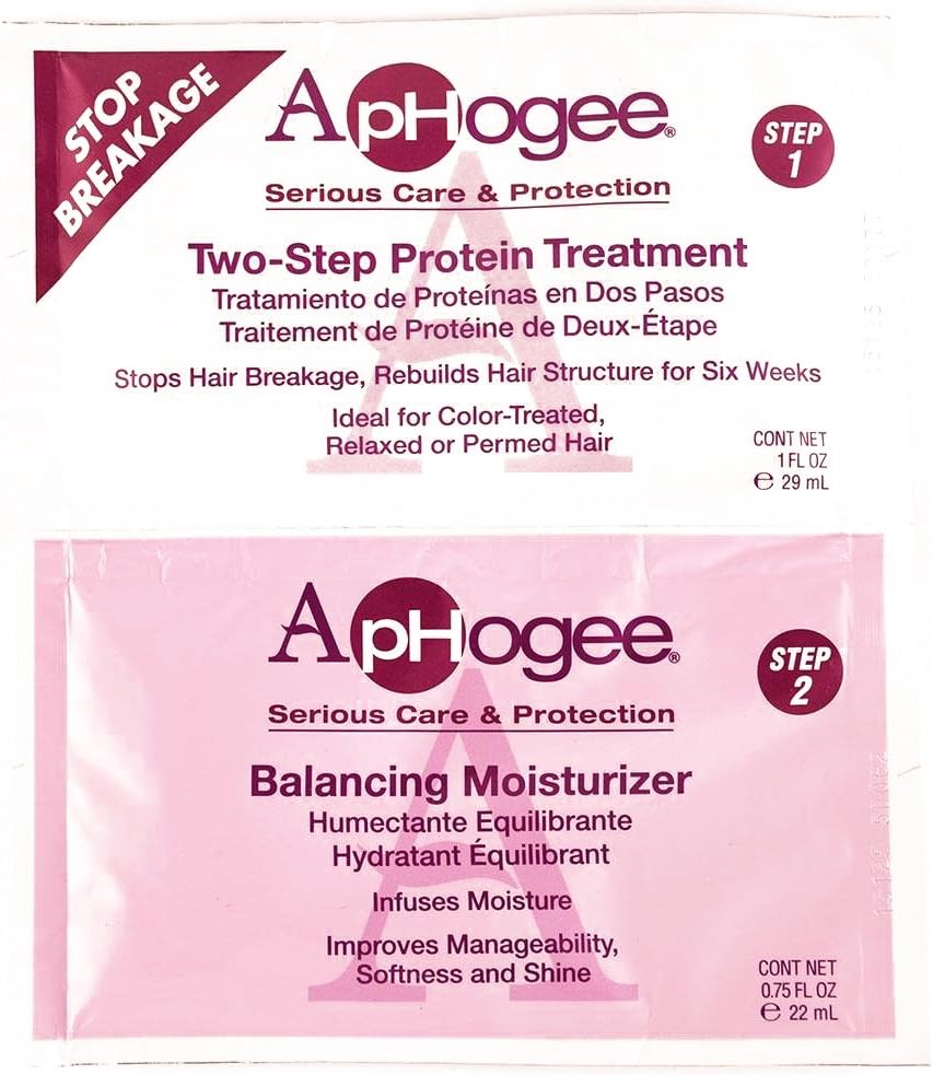 ApHogee Two-Step Protein Treatment & Moisturizer 29ml + 22ml Hair Repair