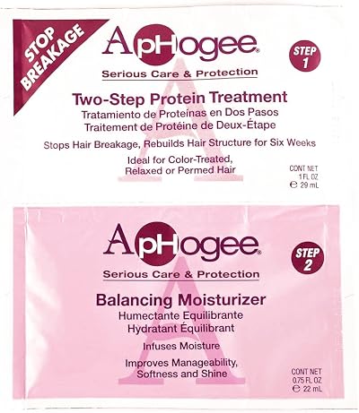 ApHogee Two-Step Protein Treatment & Moisturizer 29ml + 22ml Hair Repair