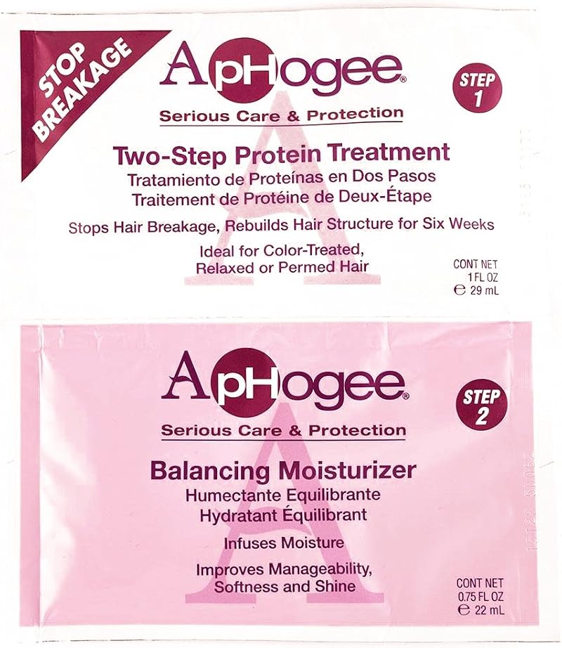 ApHogee Two-Step Protein Treatment & Moisturizer 29ml + 22ml Hair Repair