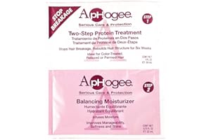 ApHogee Two-Step Protein Treatment & Balancing Moisturizer – Repairs Damaged Hair, Strengthens & Restores Moisture – 1 Ea