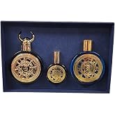 Bharara Viking Beirut Gift Set, Parfum 3.4oz 100ml with mini 1.0oz/30ml and Body Lotion 6.0oz/180ml