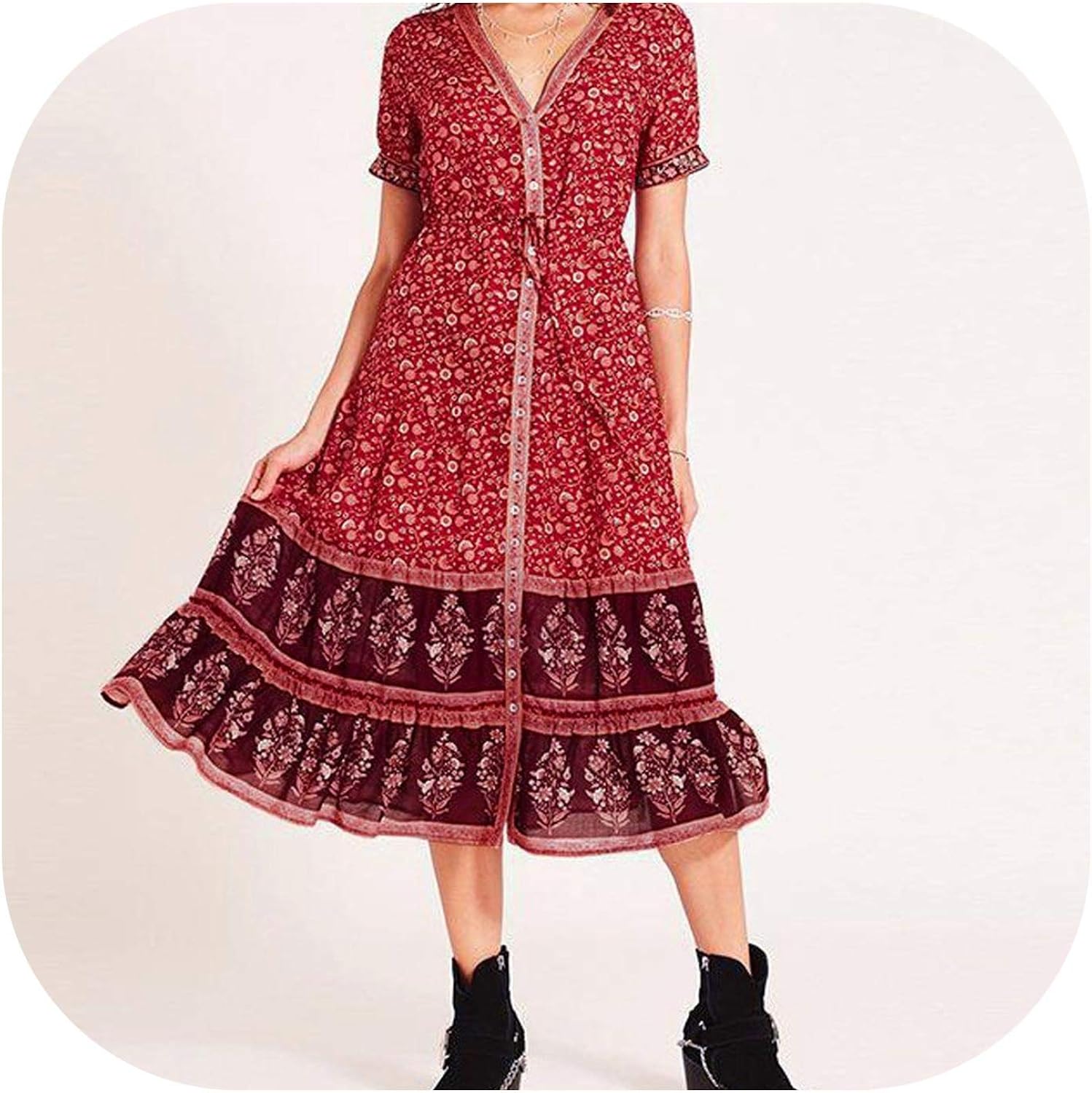 vintage bohemian dress
