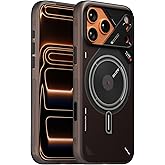 Aulumu A17 iPhone 17 Pro Max Magnetic Thermal Case | CoolHyper | with Camera Control | IMD Technology | Compatible with Magsafe | Touch Translucent Gray