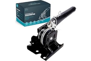 JHACM Parking Brake Lever Compatible with 2007-2010 Jeep Wrangler JK 3.8L V6 Parking Brake Handle, Emergency Hand Brake Lever Assembly 52059887AE 52059887AB 52059887AD