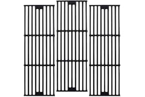 Votenli C6505A(3-Pack) 19 3/4" Cast Iron Cooking Grid Grates Replacement for Chargriller 2121, 2123, 2222, 2828, 3001, 3008, 3030, 3725, 4000, 4208, 5050, 5072, 5252, 9020