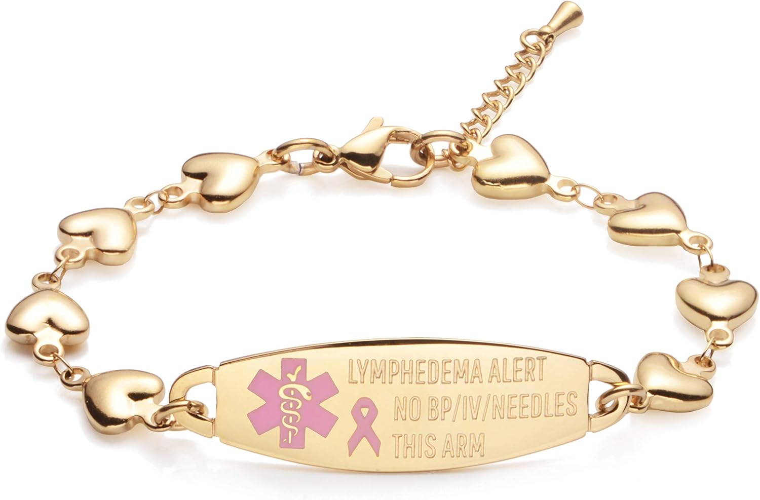 mnmoom Lymphedema Alert Bracelet no bp no Needles Bracelet for Women