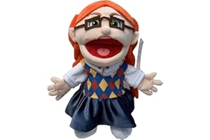 EUNTINA Pen-ealope Puppet Plush Toy,Anime Cartoon Cute Character Jeaf-fy Puppet Soft Doll for Kids,Adult