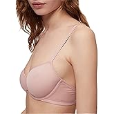 Calvin Klein Womens Sheer Marquisette Lightly Lined Demi Bra