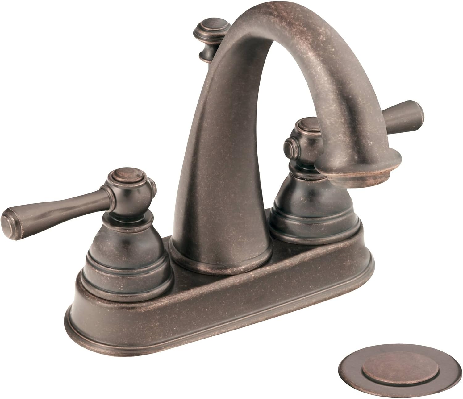 Moen 6121orb Kingsley Two Handle High Arc Bathroom Faucet Oil