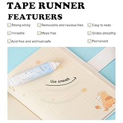 BITOSEE 2 in 1 White Out Correction Tape and Double