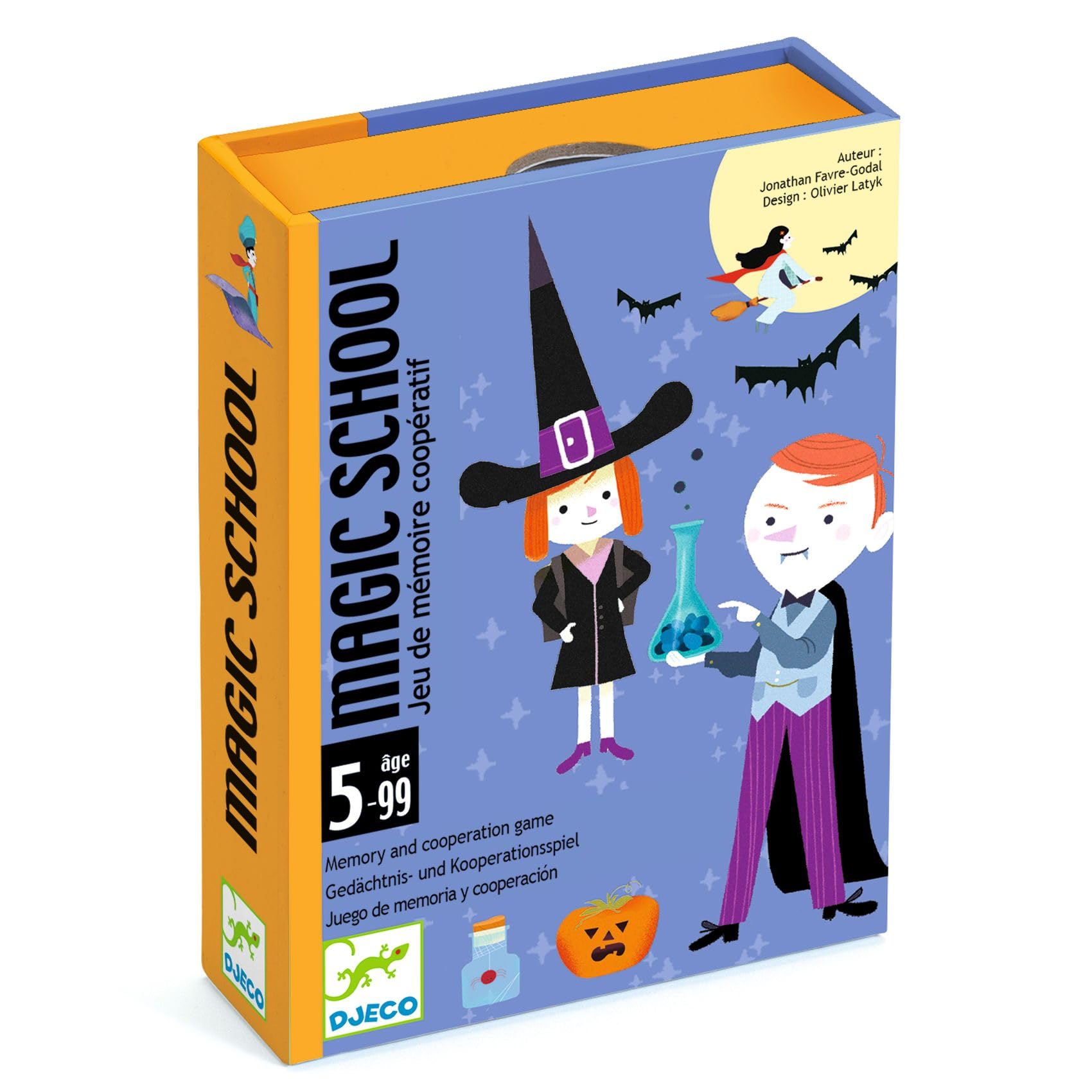 DJECO Magic School Cards (35144), Multicolor (1)