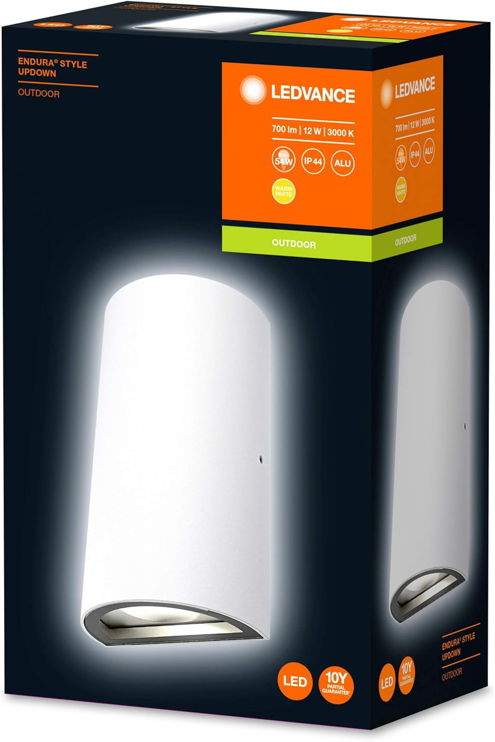 Wall and ceiling luminaire LED: for wall ENDURA© STYLE UPDOWN / 11.50 W, 220…240 V, Warm White, 3000 K - Image 5