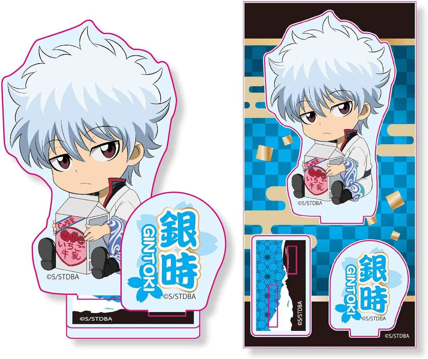 Amazon 銀魂 坂田 銀時 ぎゅぎゅっと アクリルスタンド アニメ 萌えグッズ 通販