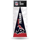 Rico Industries NFL Football Houston Texans Primary 4" x 9" Felt Mini Pennant Team Set (Includes 8 pieces)