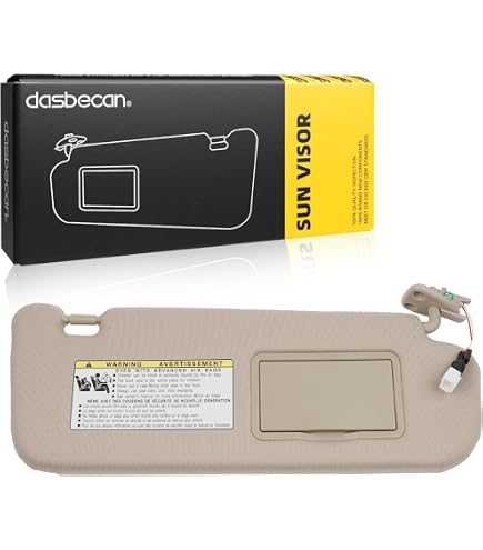 Genuine Hyundai Sun Visor Right Side Gray For 2006-2010 NF Sonata - 852023K400QS