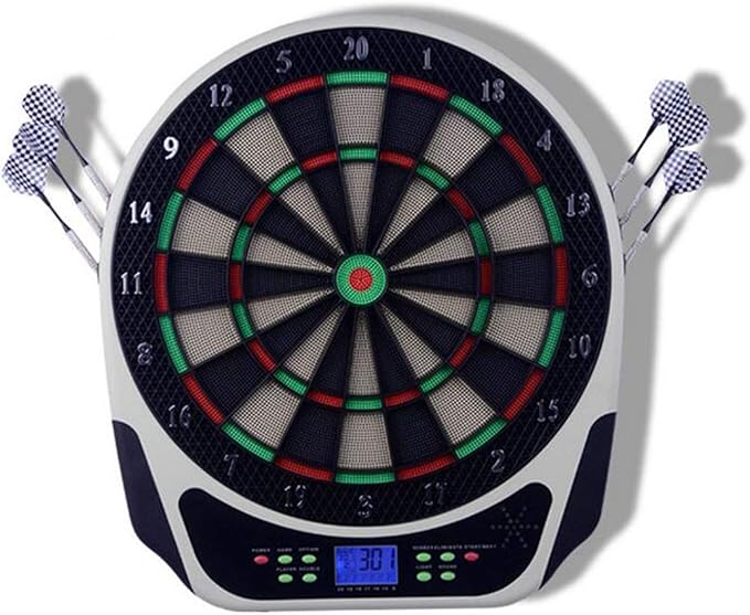 Electronic Dartboard, 17” Digital Soft Tip Dart Boards with 18 Games