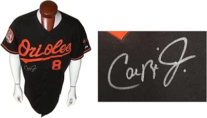 cal ripken jr signed jersey