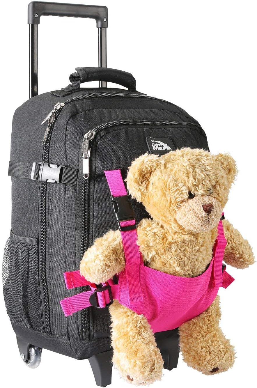 Cabin Max Teddy Bear Bag Kids Suitcases on Wheels Hand Luggage