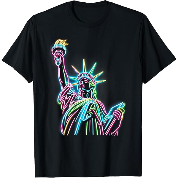 【KOOLOSET】Statue Of Liberty Half Tee Statue of Liberty