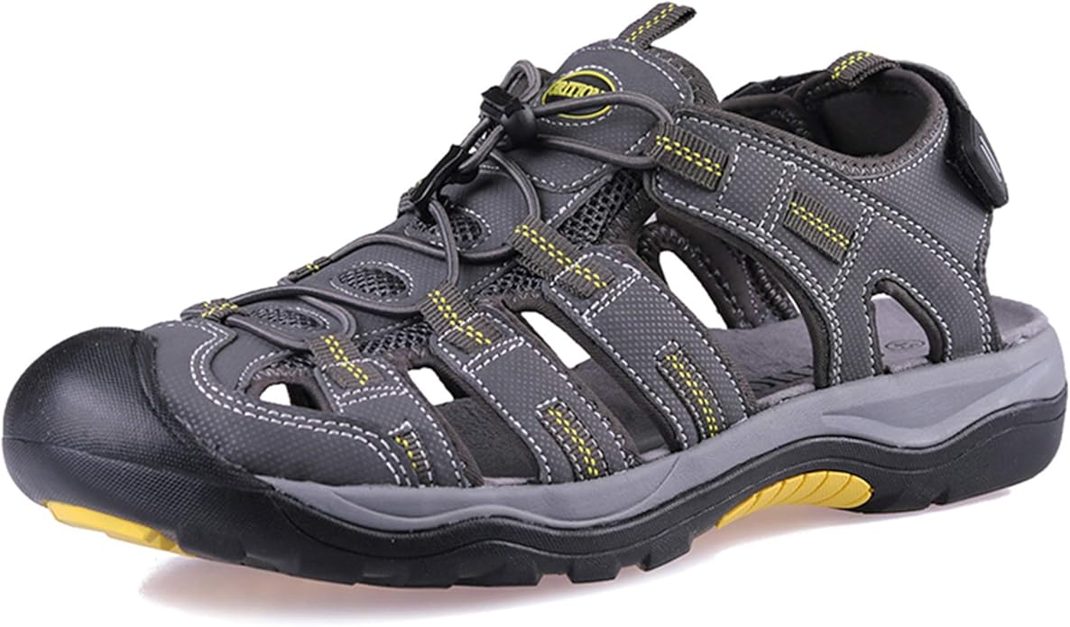 Sandali Outdoor Sandali Sportivi Estate FLARUT Sandali Da Trekking Uomo - Punta Chiusa, Antiscivolo, Ideali Per Spiaggia E Sport Scarpe Outdoor Punta Chiusa Uomo Sandali Per Escursionismo E Acqua