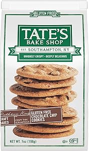 Tate's Bake Shop Gluten Free Chocolate Chip Cookies, Gluten Free Cookies, 7 oz
