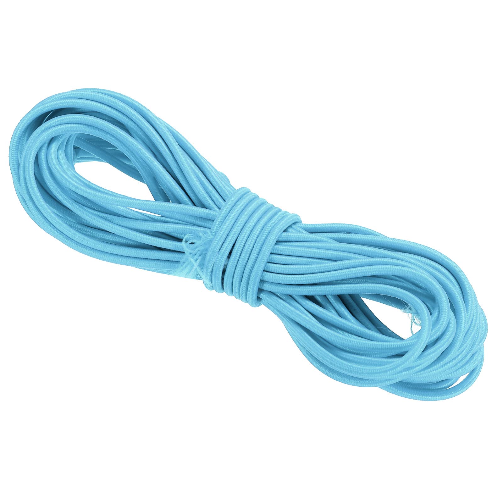 PATIKIL Bungee Cord Elastic Cord Heavy Stretch String Rope 3mm 11 Yards(10m) Light Blue for Crafting DIY Sewing Hook Straps Camping Tie Down Strap — image 1