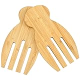 Bamboo Salad Hands, 2pcs 7.1in Bamboo Salad