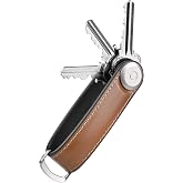 Orbitkey Key Organizer Hybrid Leather | Premium Nappa leather &amp; TPU, Stainless Steel Locking Mechanism, Slim &amp; Quiet Profile