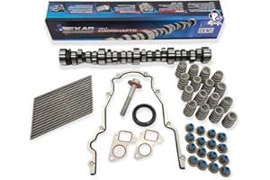 DYNOSTY Texas Speed TSP Chopacabra Truck Cam Kit with Camshaft, Beehive Springs, Seals, Pushrods and Install Kit LS 4.8 5.3 6.0 6.2 (Cam Kit with 7.400" Stock Replacement Pushrods)