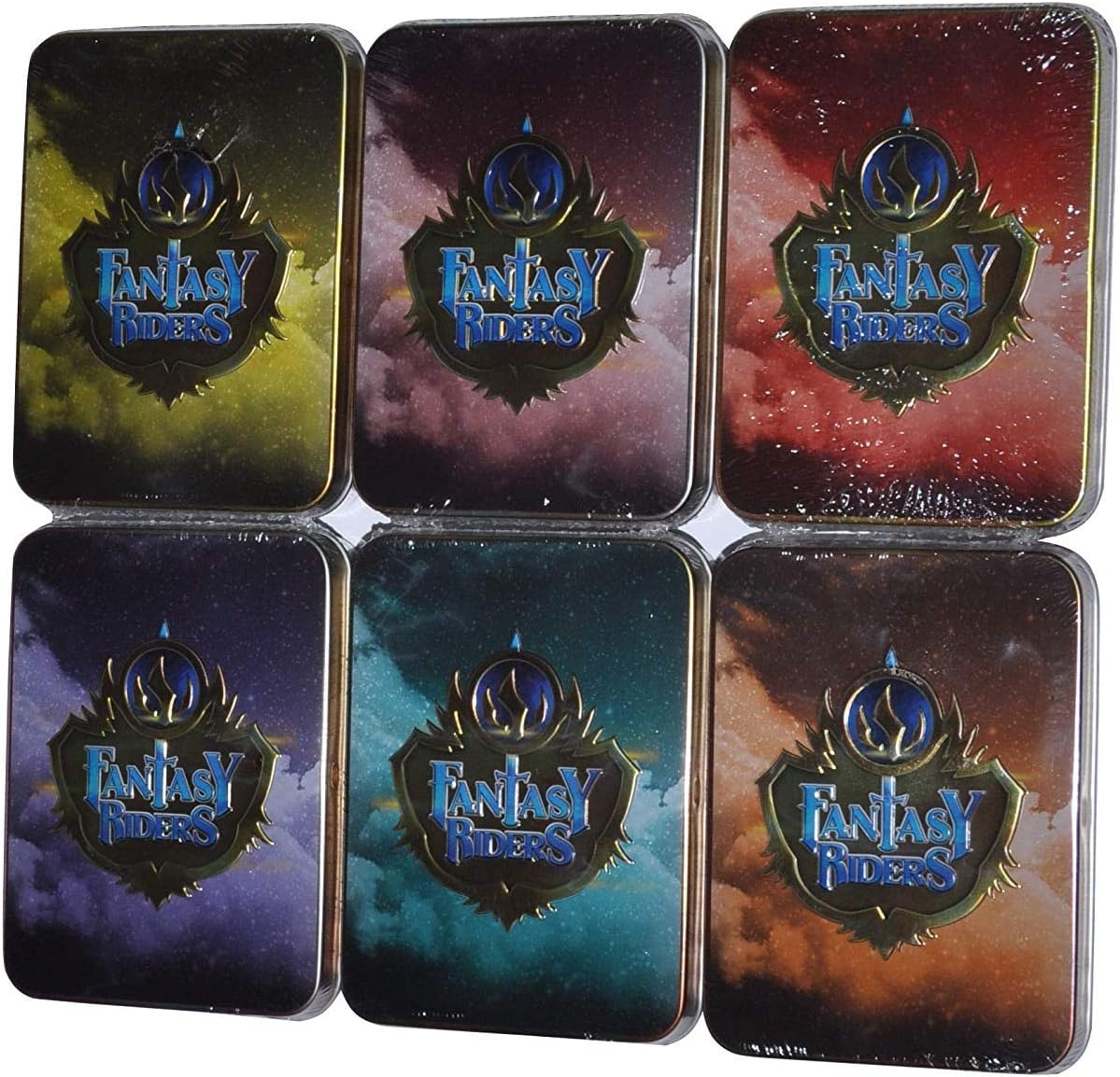 Fantasy Riders - Pack 6 Cajas de Metal con 2 Sobres en Cada una: Amazon.es: Electrónica