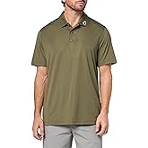 Lacoste Men's Regular Fit UV Protect Collar Logo Golf Polo Shirt, Olive, Medium
