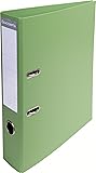 Exacompta A4 Prem'Touch PVC Lever Arch File, 2 Ring, 70 mm Spine, Lime