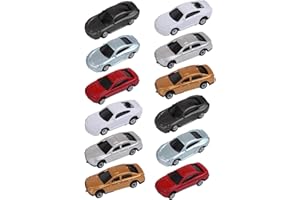Vacumist N Scale 1:150 Model Cars Plastic Miniature Vehicles for Model Railway Scenery Street Layout Building Scene Accessori