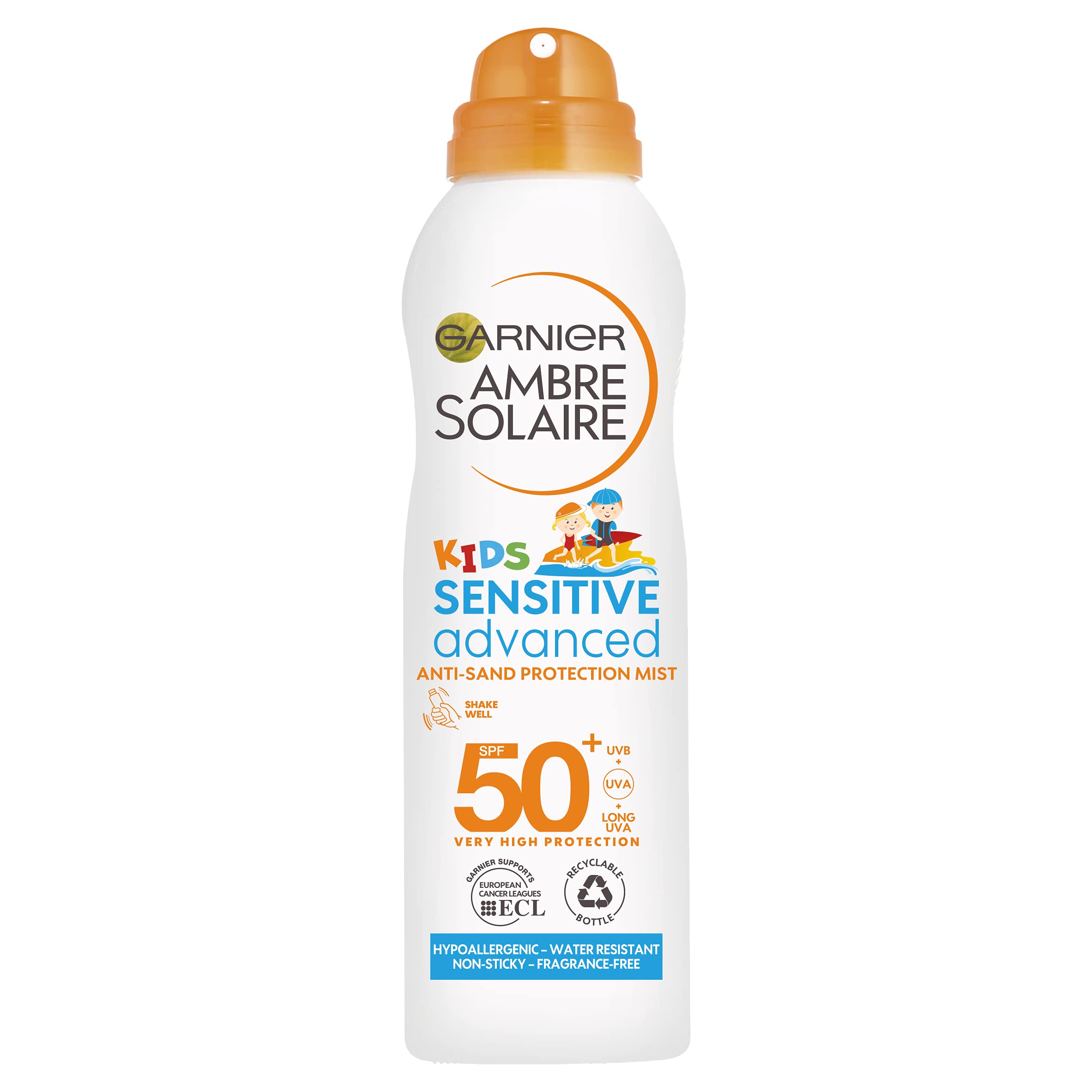 Ambre Solaire Kids Sensitive Anti-Sand Sun Cream Spray SPF50+ 200ml