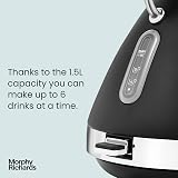 Morphy Richards Venture Pyramid Kettle Black 1.5L 3kW Rapid Boil view 3