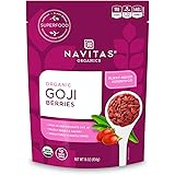 Navitas Organics Goji Berries, 16 oz. Bag, 15 Servings — Organic, Non-GMO, Sun-Dried, Sulfite-Free