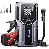 Portable Car Jump Starter with Air Compressor, UTRAI 4500A 150PSI Car Battery Booster Jump Starter with Jumper Cables, LED Li