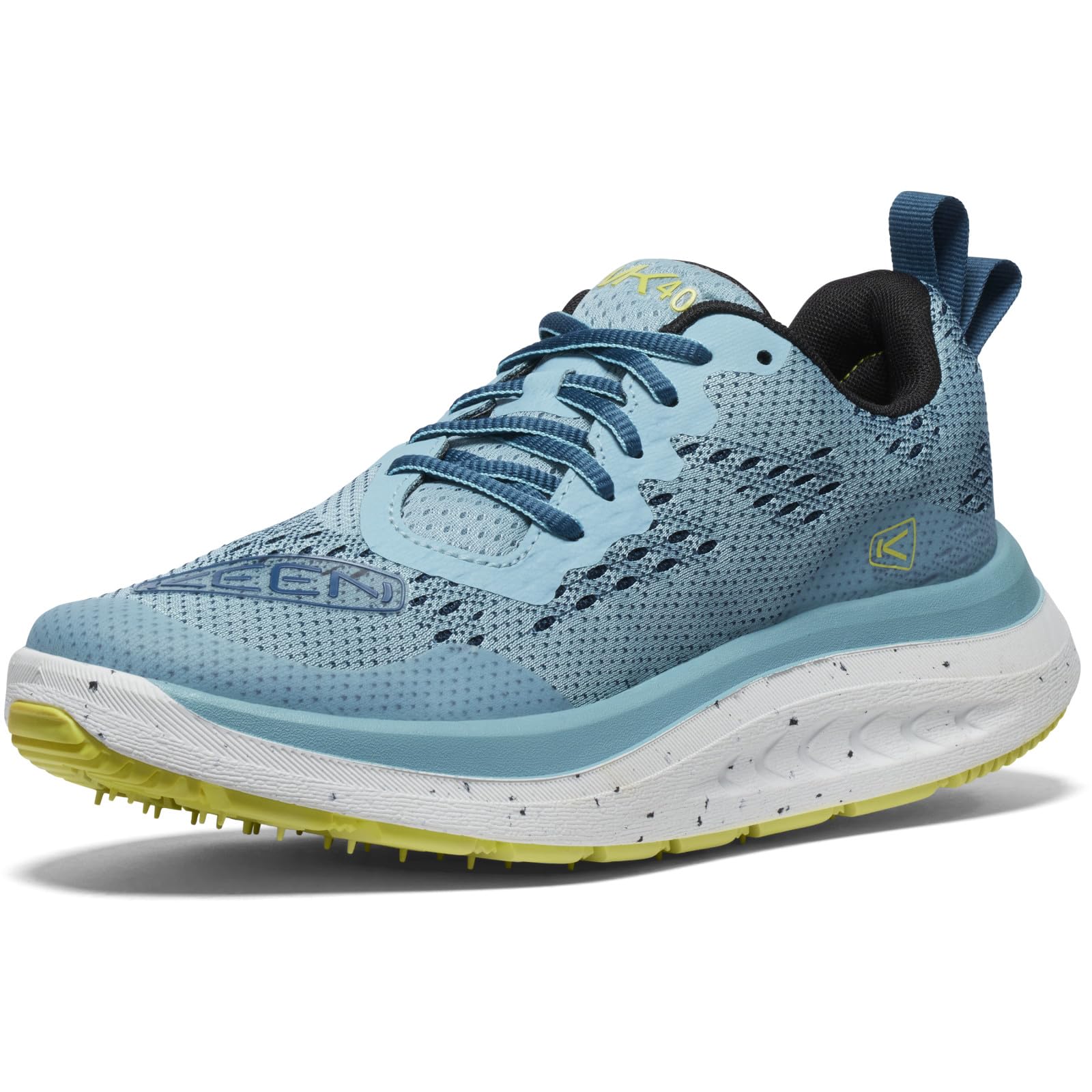 KEEN Women’s WK400 Performance Breathable Walking Reef Waters/Evening Primrose, 5.5