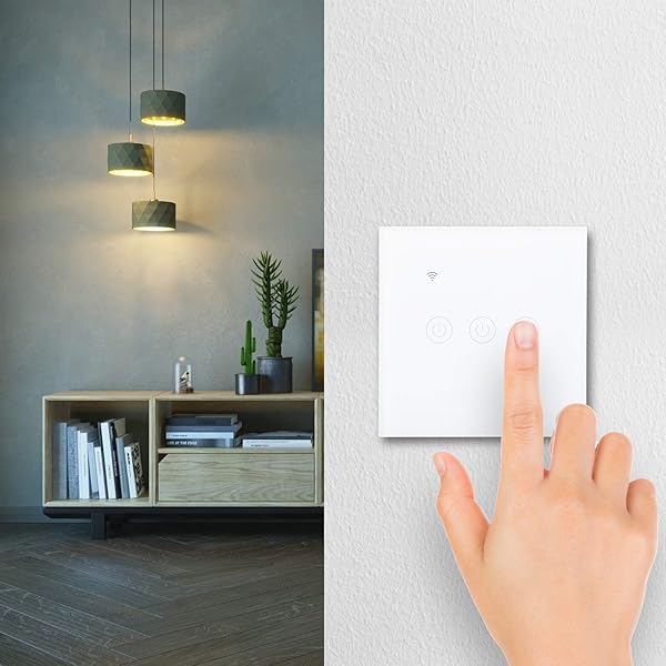 Smart Switch WiFi Button Control remoto Accesorios industriales compatibles con Amazon Alexa y para el control de voz de Google Home