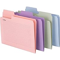 Smead SuperTab Oversized Tab File Folders, 1/3-Cut Oversized Tabs, Letter Size, Assorted Colors, 12 per Pack (11651)