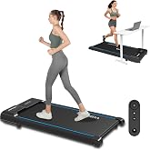 3 in 1 Under Desk Treadmill with Incline Walking Pad for Home &amp; Office | With 5% Incline Supports Walking, Jogging and Running, LED Display and Remote Control, Space‑Saving Design for Workouts