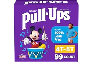 Pull-Ups Boys' Potty Training Pants, Size 4T-5T Training Underwear (38-50 lbs), 99 Count (3 Packs of 33), Packaging May Vary