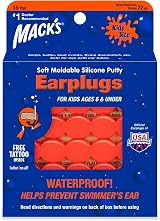Mack's Soft Moldable Silicone Ear Plugs Kids 15 Pairs Small Size view 1
