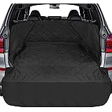 Ace Teah SUV Pet Cargo Liner, Nonslip Water Resistant Dog Car Seat Cover with Side Flap Protector Bumper Flap, Universal Fit