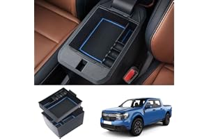 Coleya Double Layer, 2022-2025 2026 Maverick Center Console Organizer for Ford Maverick (XL/XLT/Lariat/Tremor/Lobo), Durable 