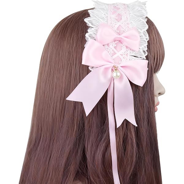 Amazon.com: TTYAO REII White Lace Lolita Headband Women  display picture 1