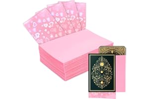 100pcs Holographic Colors Card Sleeves, 3.58x2.6in/91x66mm Colored Heart-Shaped Flashing Card Sleeves for Mini Polaroid Photo